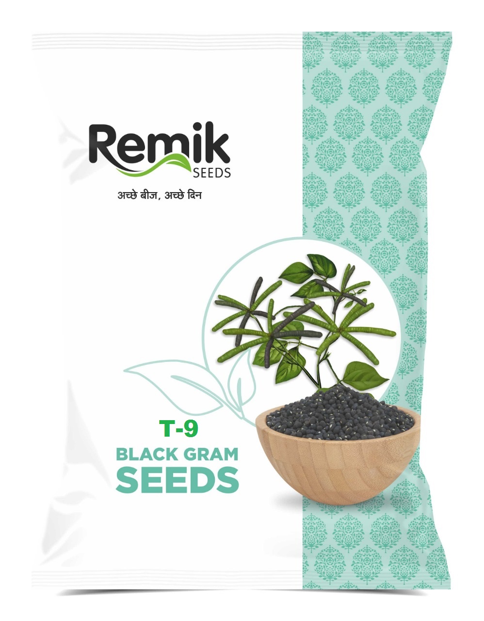 Black Gram T-9 – 2kg – Remik Seeds